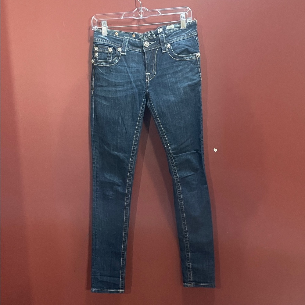 Miss Me Signature Skinny dark wash jeans